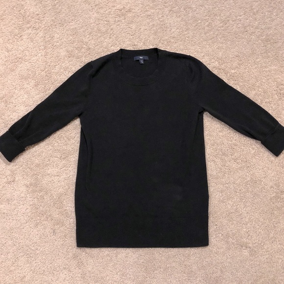 Gap black crew neck sweater women’s size -xs - Picture 1 of 5